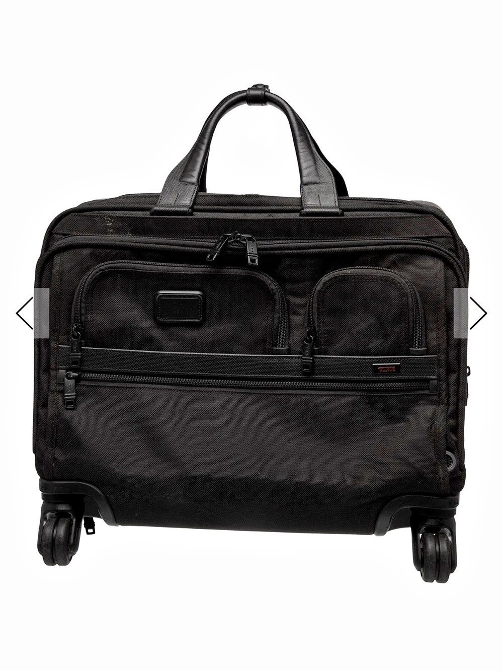 Tumi Alpha 3 Compact 4 Wheeled Brief Black